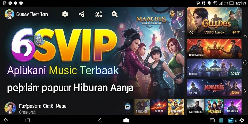 Tampilan gameplay 6SVIP dengan interaksi musik yang menyenangkan.