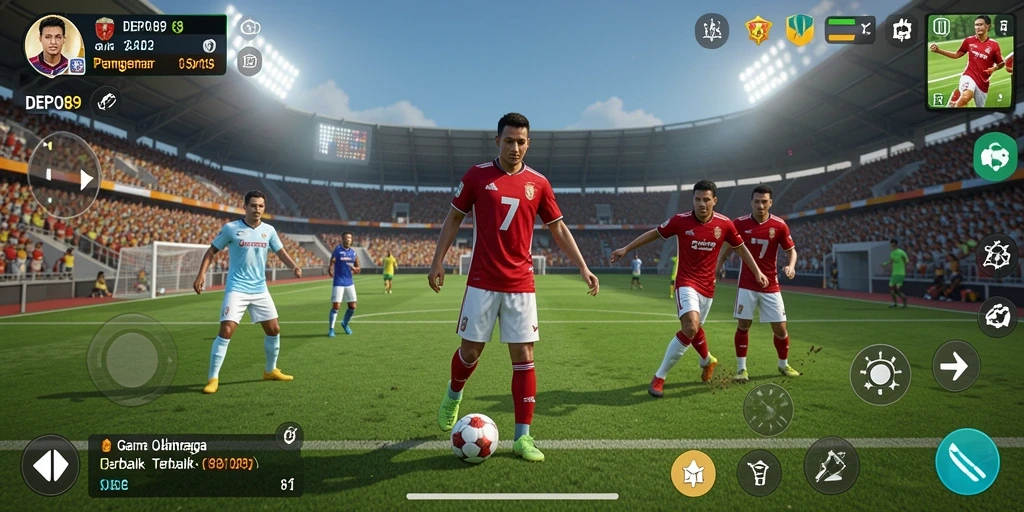 Gameplay seru di DEPO89 menghadirkan keseruan olahraga.