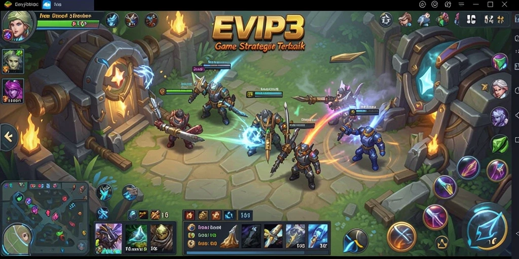 Tampilan gameplay SLG yang mendalam dan menarik