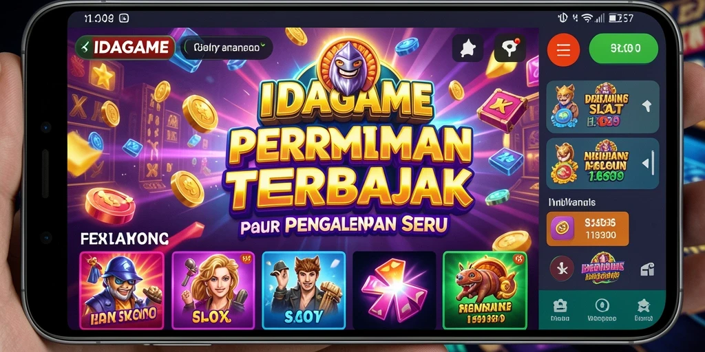 Tampilan gameplay IDAGAME yang seru dan mengasyikkan.