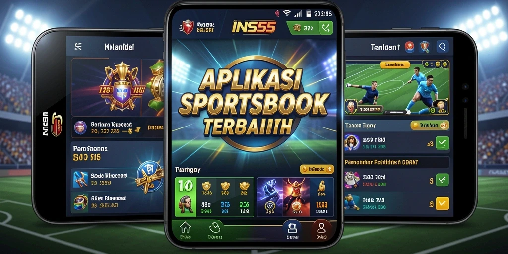 Tampilan utama INS55 menampilkan opsi taruhan yang menarik dan interaktif.