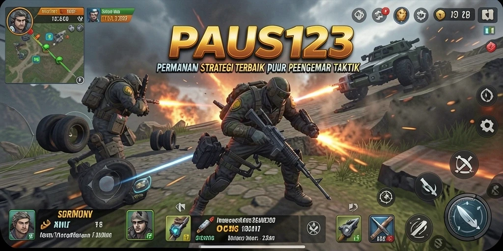 Tampilan gameplay seru dan strategi mendalam dari PAUS123.