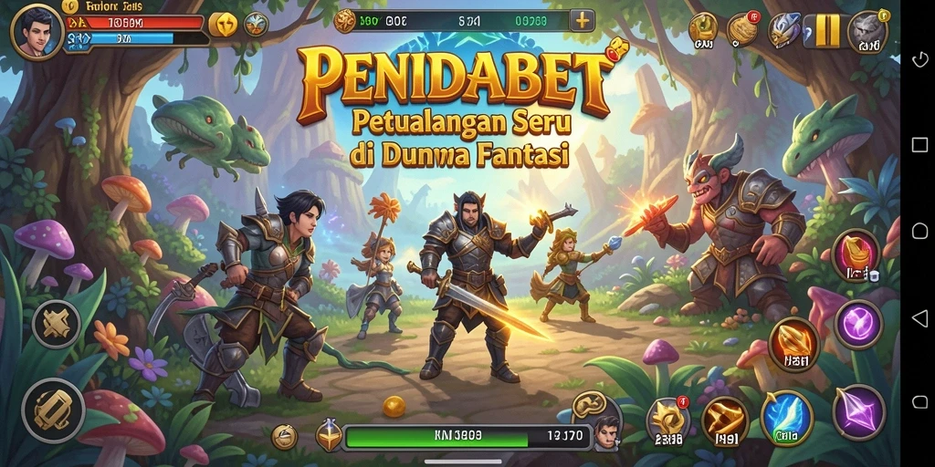 Tampilan gameplay PENIDABET yang menarik dan penuh warna.