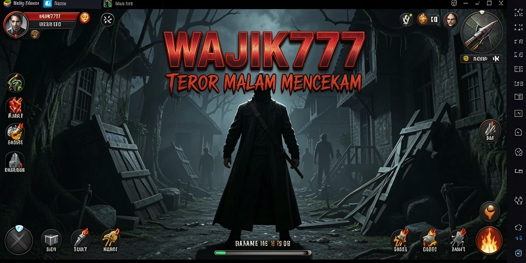 Screenshot gameplay menampilkan suasana menyeramkan dan mencekam.